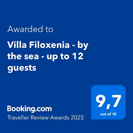 Filoxenia - By The Sea - Up To 12 Guests Villa *